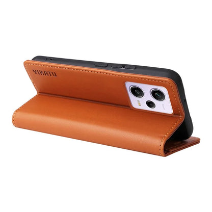YIKATU YK-001 For Xiaomi Poco X5 Pro 5G / Redmi Note 12 Pro Speed 5G / Note 12 Pro 5G Case Magnetic Closing PU Leather Cover