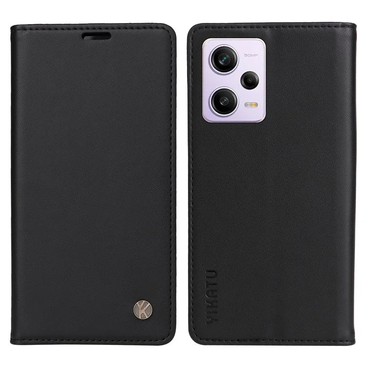 YIKATU YK-001 For Xiaomi Poco X5 Pro 5G / Redmi Note 12 Pro Speed 5G / Note 12 Pro 5G Case Magnetic Closing PU Leather Cover