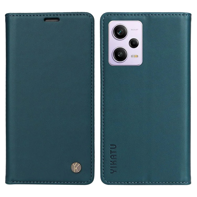 YIKATU YK-001 For Xiaomi Poco X5 Pro 5G / Redmi Note 12 Pro Speed 5G / Note 12 Pro 5G Case Magnetic Closing PU Leather Cover