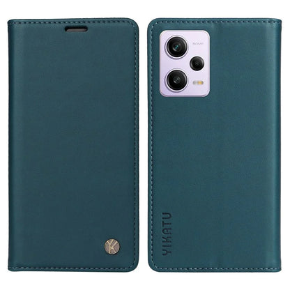 YIKATU YK-001 For Xiaomi Poco X5 Pro 5G / Redmi Note 12 Pro Speed 5G / Note 12 Pro 5G Case Magnetic Closing PU Leather Cover
