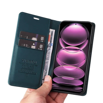 YIKATU YK-001 For Xiaomi Poco X5 Pro 5G / Redmi Note 12 Pro Speed 5G / Note 12 Pro 5G Case Magnetic Closing PU Leather Cover
