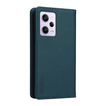 YIKATU YK-001 For Xiaomi Poco X5 Pro 5G / Redmi Note 12 Pro Speed 5G / Note 12 Pro 5G Case Magnetic Closing PU Leather Cover