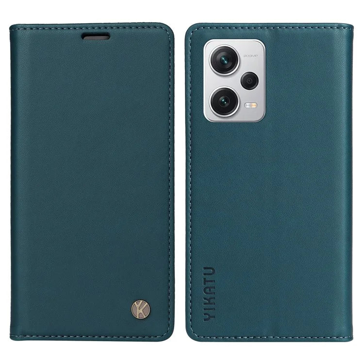 YIKATU YK-001 For Xiaomi Redmi Note 12 Pro+ 5G Cell Phone Cover Magnetic Closing Leather Phone Shell