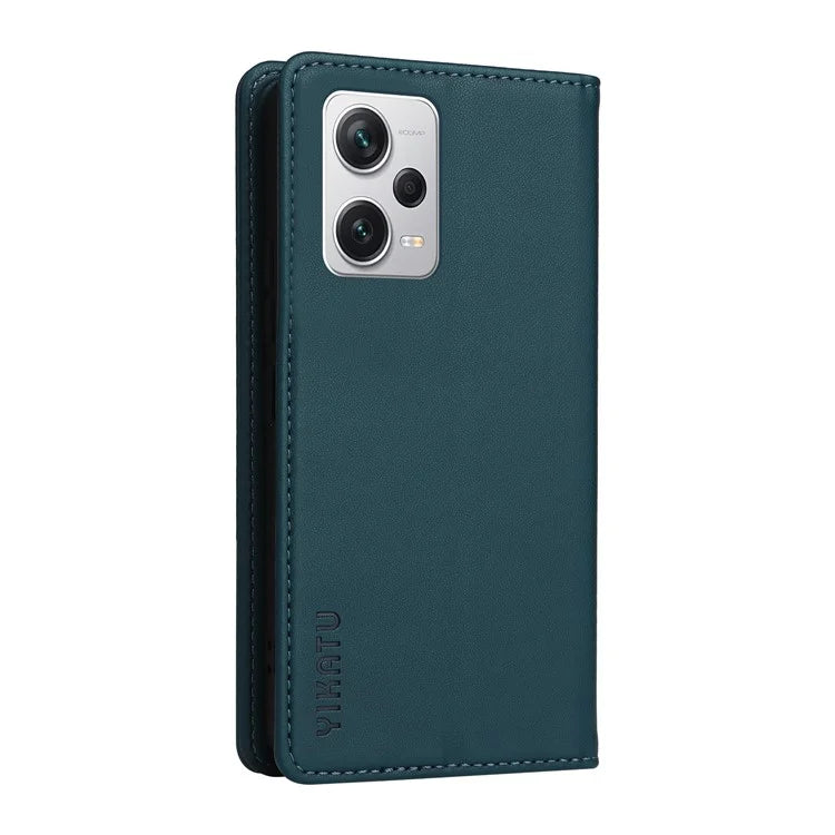 YIKATU YK-001 For Xiaomi Redmi Note 12 Pro+ 5G Cell Phone Cover Magnetic Closing Leather Phone Shell