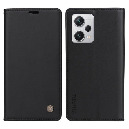 YIKATU YK-001 For Xiaomi Redmi Note 12 Pro+ 5G Cell Phone Cover Magnetic Closing Leather Phone Shell