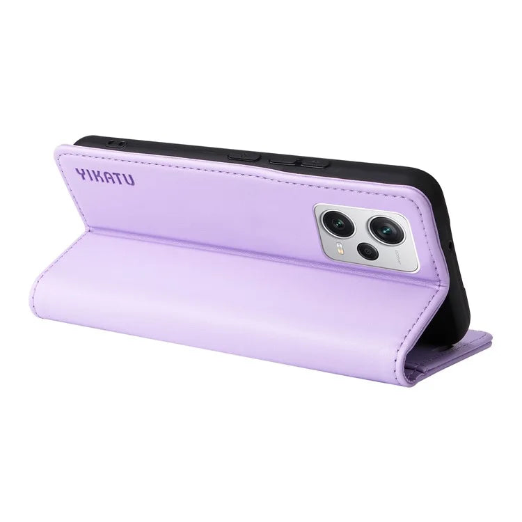 YIKATU YK-001 For Xiaomi Redmi Note 12 Pro+ 5G Cell Phone Cover Magnetic Closing Leather Phone Shell