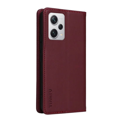 YIKATU YK-001 For Xiaomi Redmi Note 12 Pro+ 5G Cell Phone Cover Magnetic Closing Leather Phone Shell