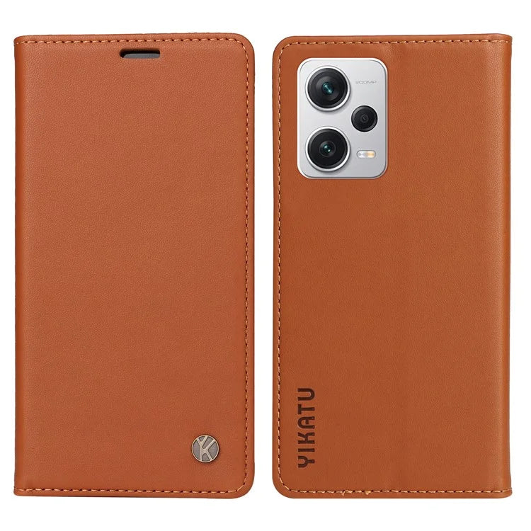 YIKATU YK-001 For Xiaomi Redmi Note 12 Pro+ 5G Cell Phone Cover Magnetic Closing Leather Phone Shell