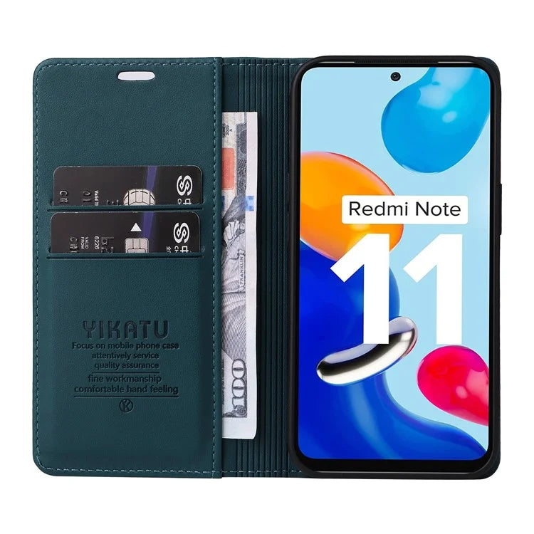 YIKATU YK-001 For Xiaomi Redmi Note 12S 4G Case Magnetic Closing PU Leather Cover