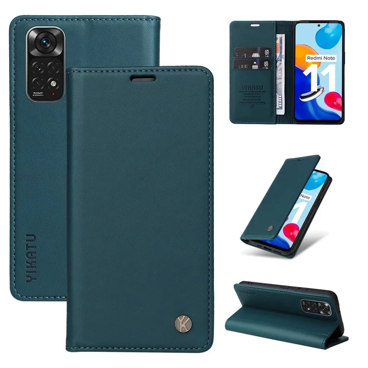 YIKATU YK-001 For Xiaomi Redmi Note 12S 4G Case Magnetic Closing PU Leather Cover