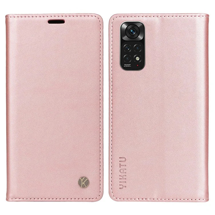 YIKATU YK-001 For Xiaomi Redmi Note 12S 4G Case Magnetic Closing PU Leather Cover