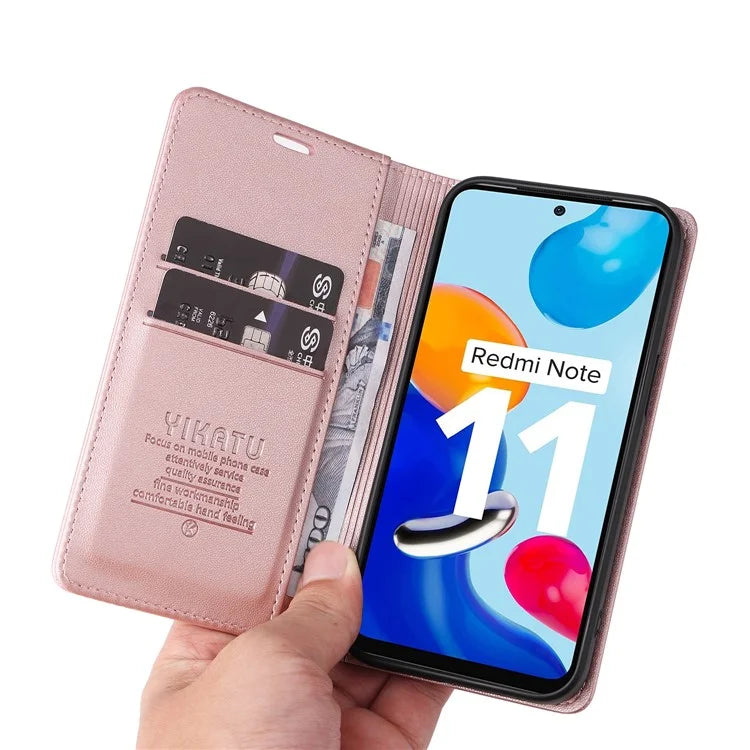 YIKATU YK-001 For Xiaomi Redmi Note 12S 4G Case Magnetic Closing PU Leather Cover