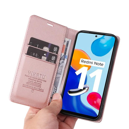 YIKATU YK-001 For Xiaomi Redmi Note 12S 4G Case Magnetic Closing PU Leather Cover