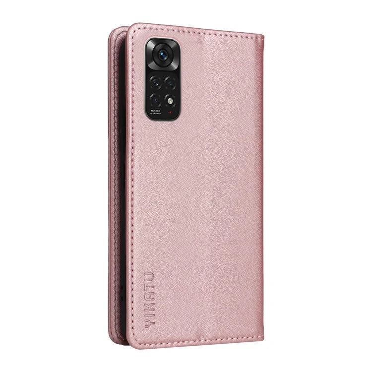 YIKATU YK-001 For Xiaomi Redmi Note 12S 4G Case Magnetic Closing PU Leather Cover