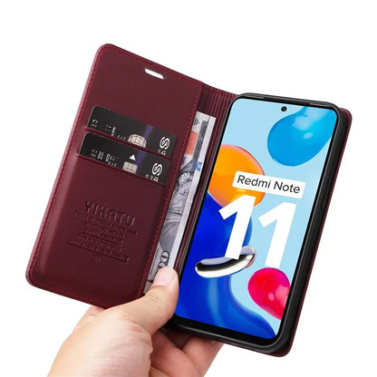 YIKATU YK-001 For Xiaomi Redmi Note 12S 4G Case Magnetic Closing PU Leather Cover