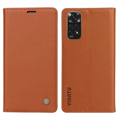 YIKATU YK-001 For Xiaomi Redmi Note 12S 4G Case Magnetic Closing PU Leather Cover