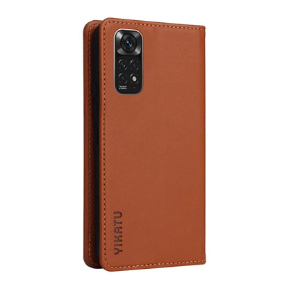 YIKATU YK-001 For Xiaomi Redmi Note 12S 4G Case Magnetic Closing PU Leather Cover