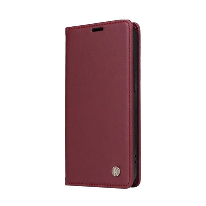 YIKATU YK-001 For Xiaomi Redmi 12C 4G / Redmi 11A 4G Case Magnetic Closure Leather Stand Phone Shell
