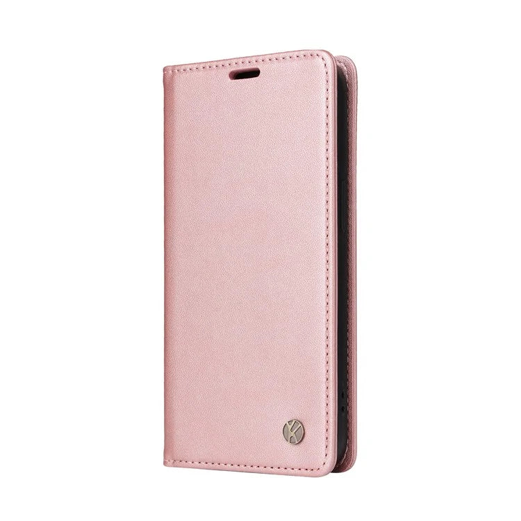 YIKATU YK-001 For Xiaomi Redmi 12C 4G / Redmi 11A 4G Case Magnetic Closure Leather Stand Phone Shell