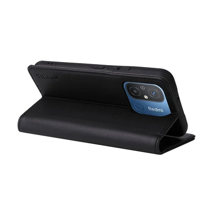 YIKATU YK-001 For Xiaomi Redmi 12C 4G / Redmi 11A 4G Case Magnetic Closure Leather Stand Phone Shell