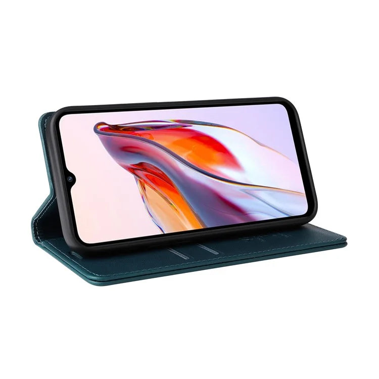 YIKATU YK-001 For Xiaomi Redmi 12C 4G / Redmi 11A 4G Case Magnetic Closure Leather Stand Phone Shell