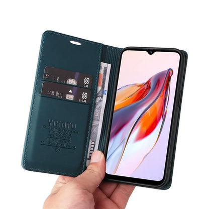 YIKATU YK-001 For Xiaomi Redmi 12C 4G / Redmi 11A 4G Case Magnetic Closure Leather Stand Phone Shell