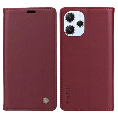 YIKATU YK-001 For Xiaomi Redmi 12 4G / 5G (Global) / Poco M6 Pro 5G Leather Case Wallet Phone Cover
