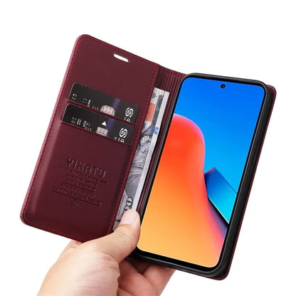 YIKATU YK-001 For Xiaomi Redmi 12 4G / 5G (Global) / Poco M6 Pro 5G Leather Case Wallet Phone Cover