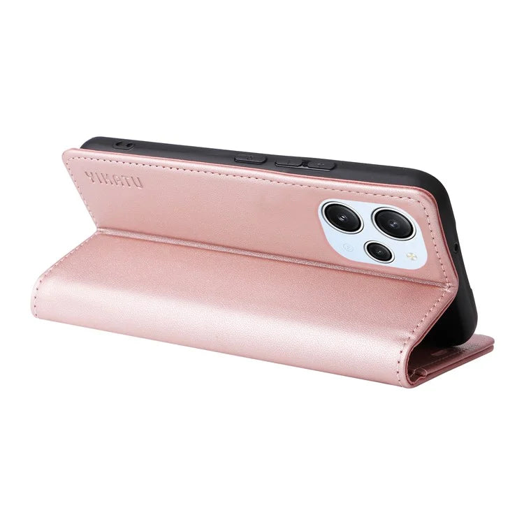 YIKATU YK-001 For Xiaomi Redmi 12 4G / 5G (Global) / Poco M6 Pro 5G Leather Case Wallet Phone Cover