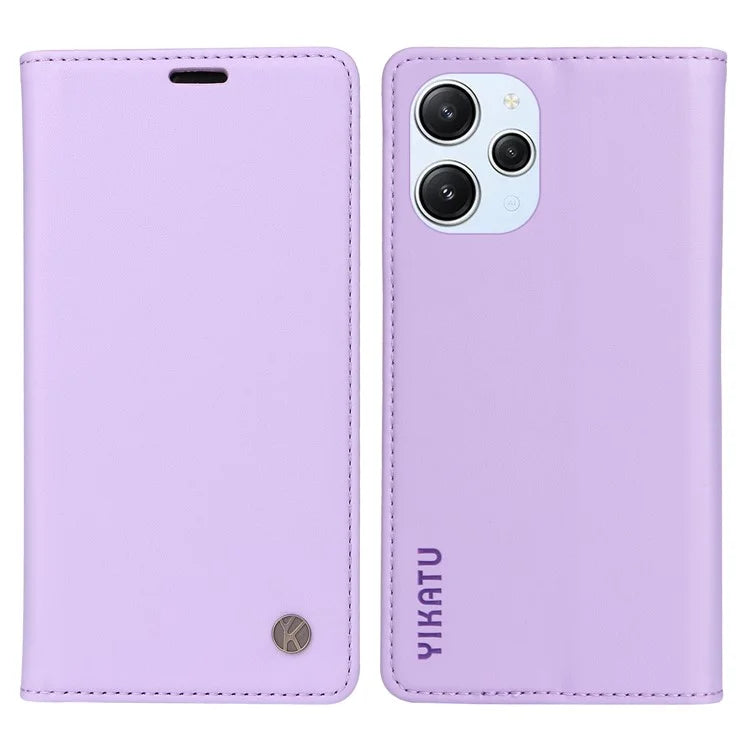 YIKATU YK-001 For Xiaomi Redmi 12 4G / 5G (Global) / Poco M6 Pro 5G Leather Case Wallet Phone Cover