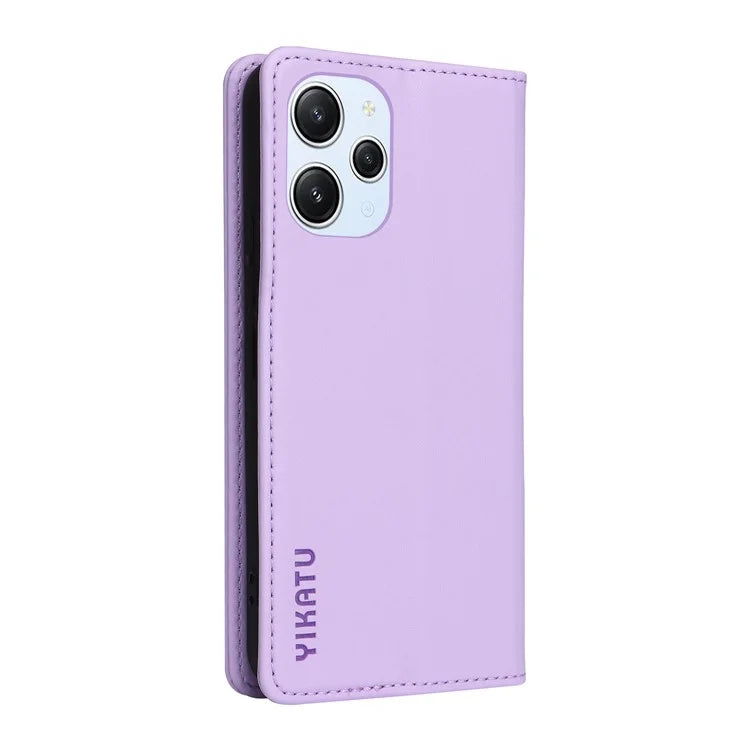 YIKATU YK-001 For Xiaomi Redmi 12 4G / 5G (Global) / Poco M6 Pro 5G Leather Case Wallet Phone Cover