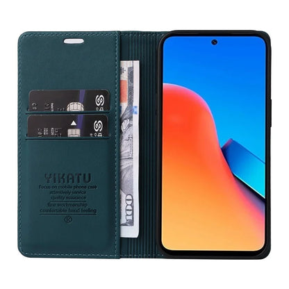 YIKATU YK-001 For Xiaomi Redmi 12 4G / 5G (Global) / Poco M6 Pro 5G Leather Case Wallet Phone Cover