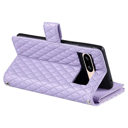 Style 012 for Google Pixel 8 Wallet Case Rhombus PU Leather Shockproof Phone Cover
