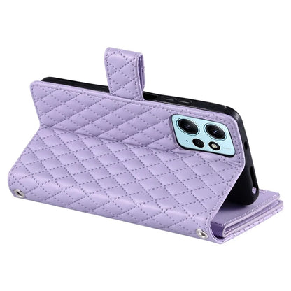 Style 012 for Xiaomi Redmi Note 12 4G Case Leather Phone Cover with Zipper Wallet Stand