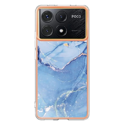 YB IMD Series-16 Style-E For Xiaomi Poco X6 Pro 5G / Redmi K70E 5G TPU Case Electroplating Edge Phone Cover