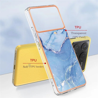 YB IMD Series-16 Style-E For Xiaomi Poco X6 Pro 5G / Redmi K70E 5G TPU Case Electroplating Edge Phone Cover