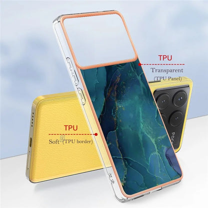 YB IMD Series-16 Style-E For Xiaomi Poco X6 Pro 5G / Redmi K70E 5G TPU Case Electroplating Edge Phone Cover