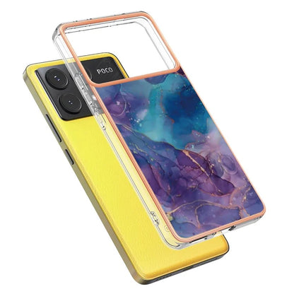 YB IMD Series-16 Style-E For Xiaomi Poco X6 Pro 5G / Redmi K70E 5G TPU Case Electroplating Edge Phone Cover