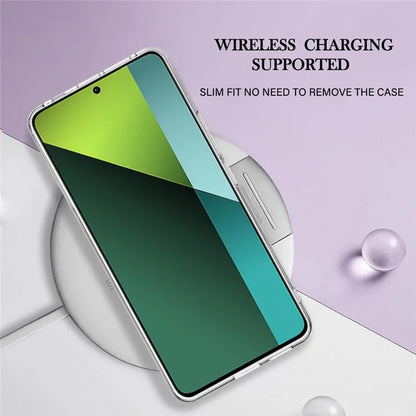 YB IMD Series-16 Style-E For Xiaomi Redmi Note 13 Pro 5G / Poco X6 5G TPU Case Electroplating Edge IMD Phone Cover