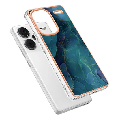 YB IMD Series-16 Style-E For Xiaomi Redmi Note 13 Pro+ 5G Phone Case Electroplating Edge IMD TPU Cover