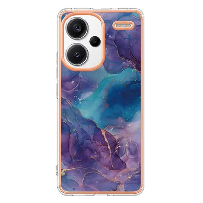 YB IMD Series-16 Style-E For Xiaomi Redmi Note 13 Pro+ 5G Phone Case Electroplating Edge IMD TPU Cover