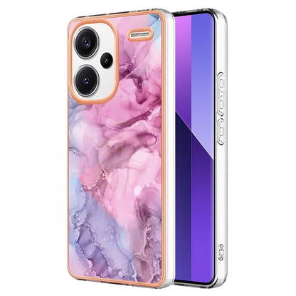 YB IMD Series-16 Style-E For Xiaomi Redmi Note 13 Pro+ 5G Phone Case Electroplating Edge IMD TPU Cover