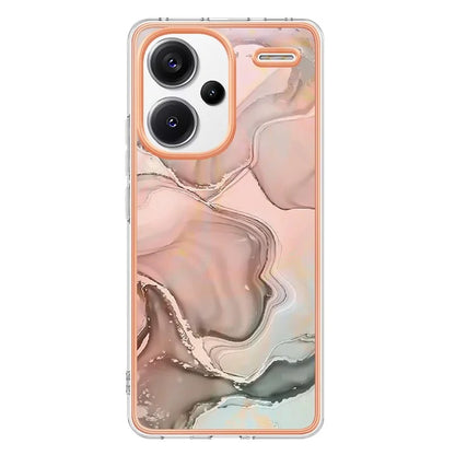 YB IMD Series-16 Style-E For Xiaomi Redmi Note 13 Pro+ 5G Phone Case Electroplating Edge IMD TPU Cover