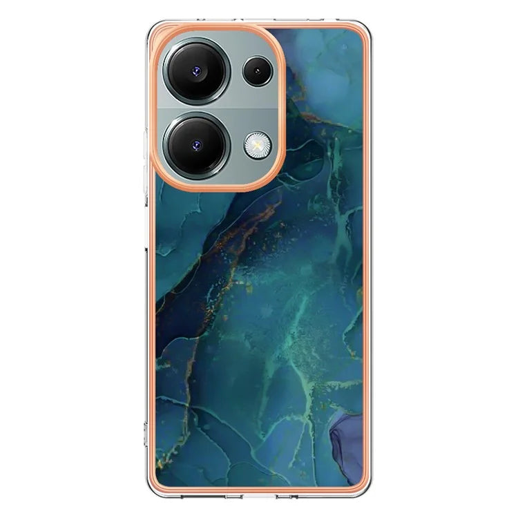 YB IMD Series-16 Style-E For Xiaomi Redmi Note 13 Pro 4G / Poco M6 Pro 4G Case 2.0mm Electroplating TPU Cover