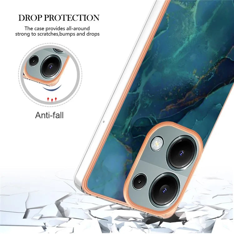 YB IMD Series-16 Style-E For Xiaomi Redmi Note 13 Pro 4G / Poco M6 Pro 4G Case 2.0mm Electroplating TPU Cover