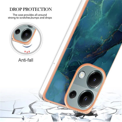 YB IMD Series-16 Style-E For Xiaomi Redmi Note 13 Pro 4G / Poco M6 Pro 4G Case 2.0mm Electroplating TPU Cover