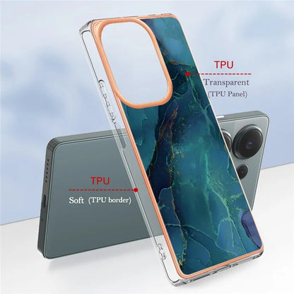 YB IMD Series-16 Style-E For Xiaomi Redmi Note 13 Pro 4G / Poco M6 Pro 4G Case 2.0mm Electroplating TPU Cover