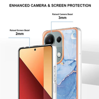 YB IMD Series-16 Style-E For Xiaomi Redmi Note 13 Pro 4G / Poco M6 Pro 4G Case 2.0mm Electroplating TPU Cover