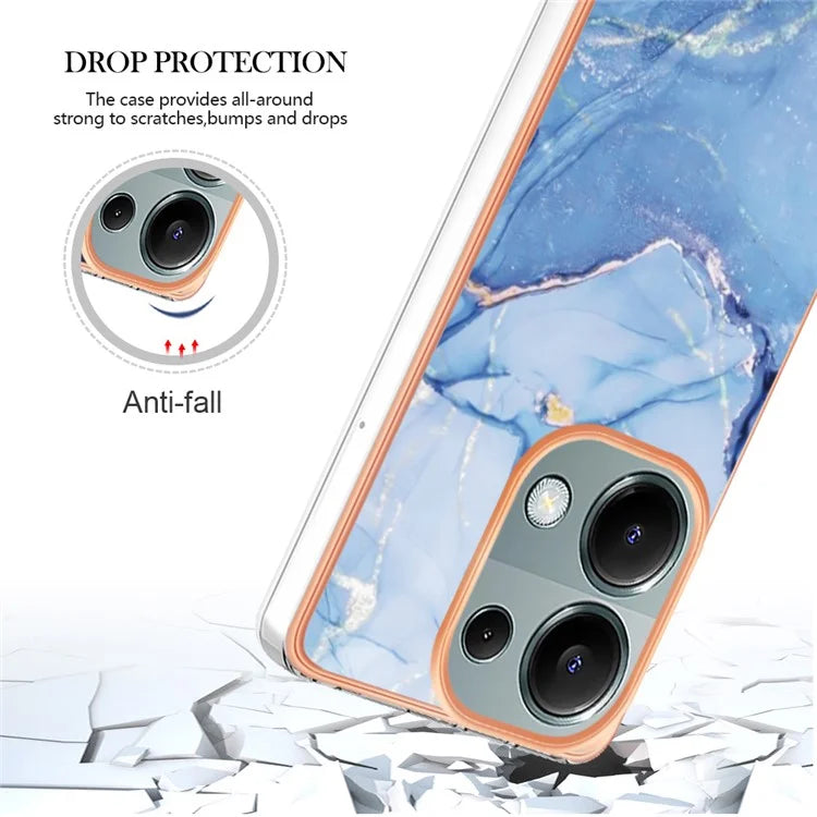YB IMD Series-16 Style-E For Xiaomi Redmi Note 13 Pro 4G / Poco M6 Pro 4G Case 2.0mm Electroplating TPU Cover
