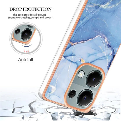 YB IMD Series-16 Style-E For Xiaomi Redmi Note 13 Pro 4G / Poco M6 Pro 4G Case 2.0mm Electroplating TPU Cover
